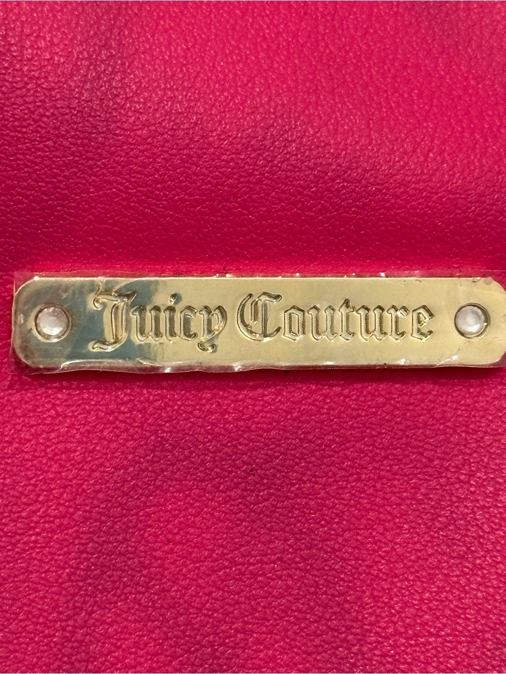 Juicy Couture Pink Duffle Bag with Gold Trim - Picture 4 of 10
